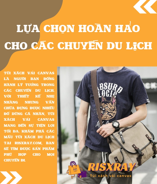 Màu sắc TÚI XÁCH VẢI CANVAS RISXRAY